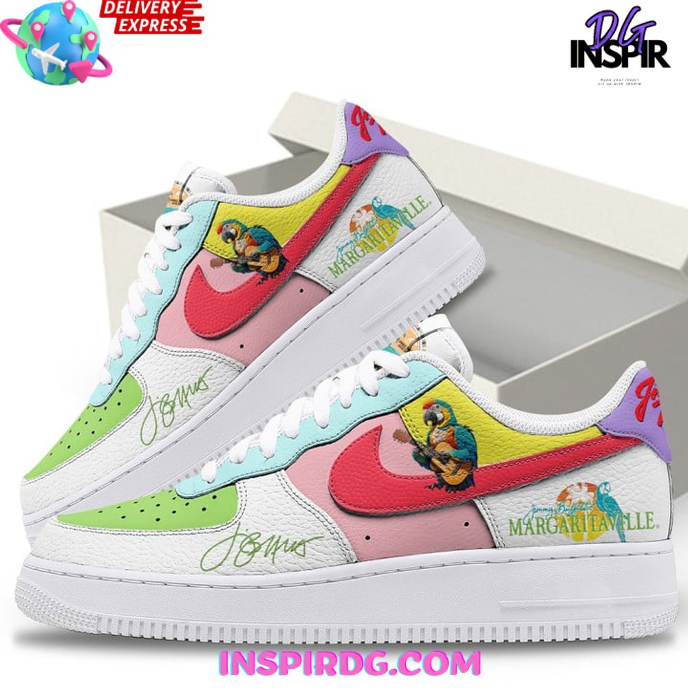 Ideafootwear Jimmy Buffett Air Low-Top Sneakers Shoes For Men And Women 10