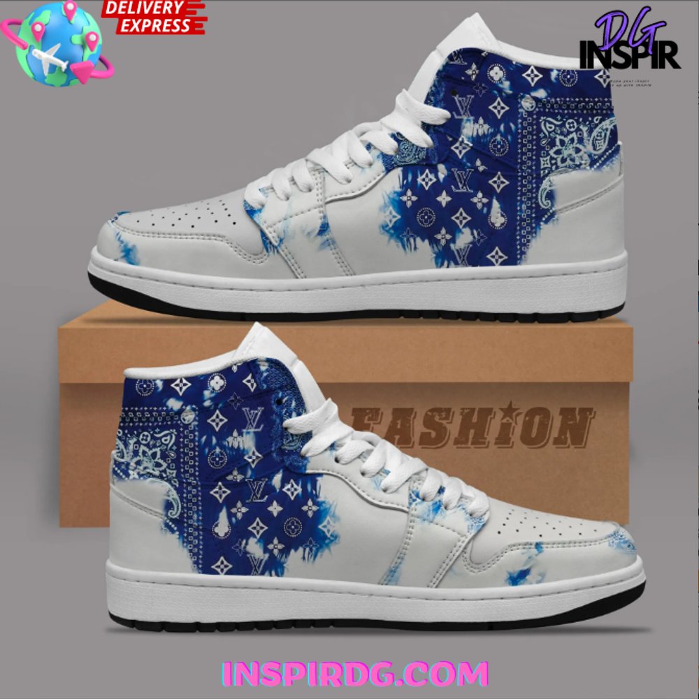 Ideafootwear Louis Vuitton AJ1 High Sneakers Shoes For Men And Women 12