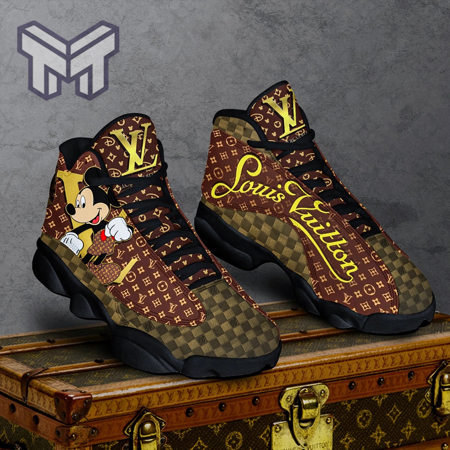 Ideafootwear Louis Vuitton AJ13 Sneakers Shoes For Men And Women 36