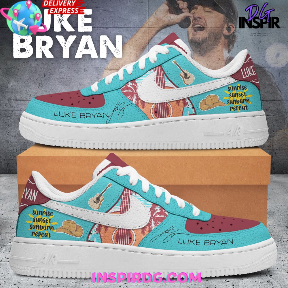 Ideafootwear Luke Bryan Air Low-Top Sneakers Shoes For Men And Women 3