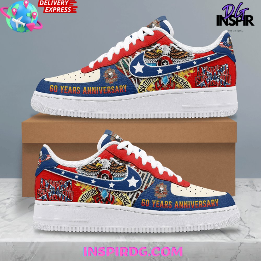 Ideafootwear Lynyrd Skynyrd Air Low-Top Sneakers Shoes For Men And Women 2