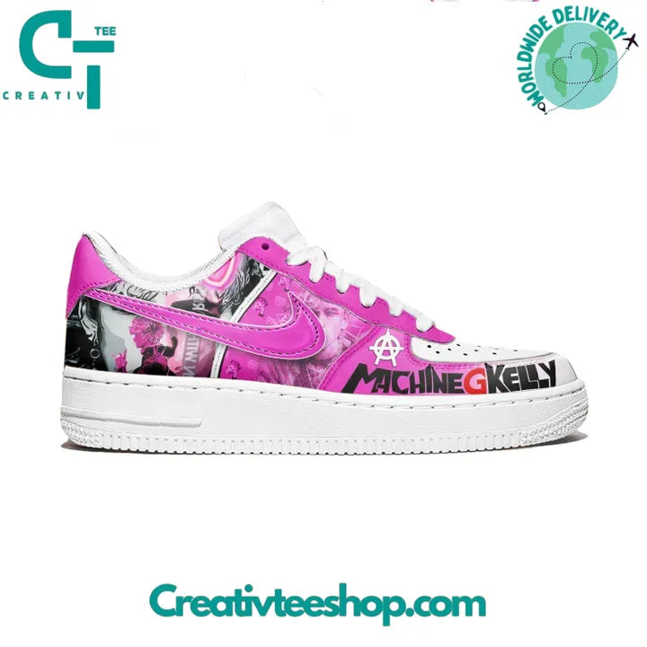 Ideafootwear Machine Gun Kelly Air Low-Top Sneakers Shoes For Men And Women 1