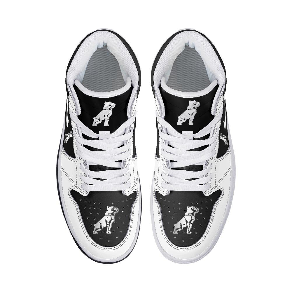Ideafootwear Mack Trucks AJ1 High Sneakers Shoes For Men And Women 1