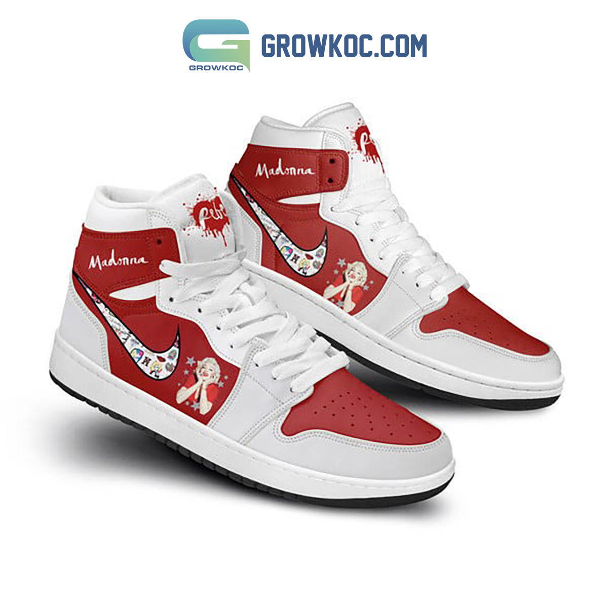 Ideafootwear Madonna AJ1 High Sneakers Shoes For Men And Women 1