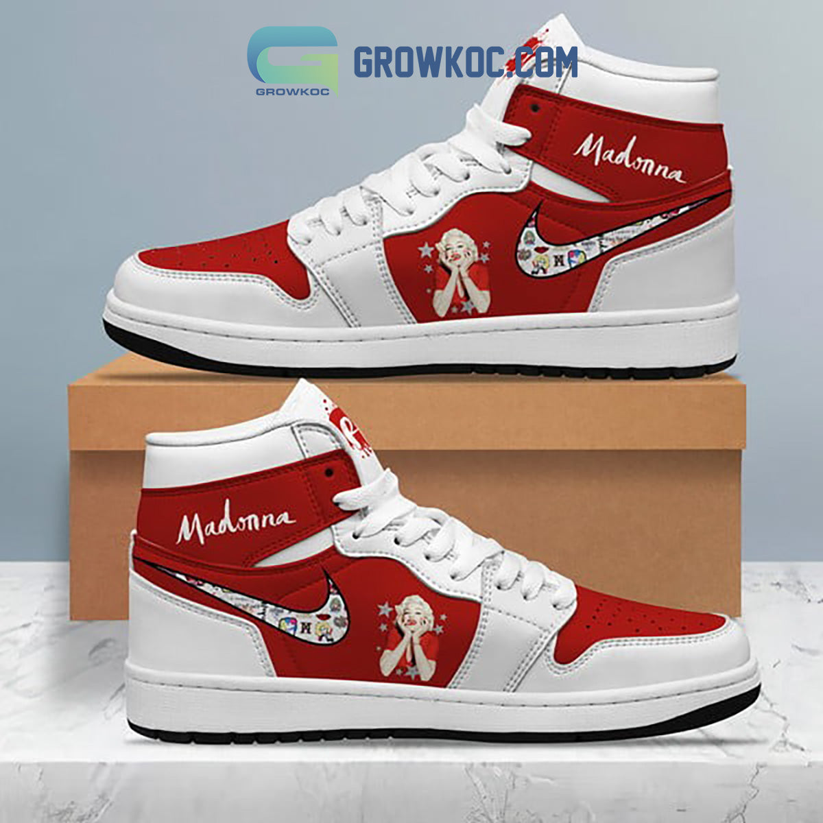 Ideafootwear Madonna AJ1 High Sneakers Shoes For Men And Women 1