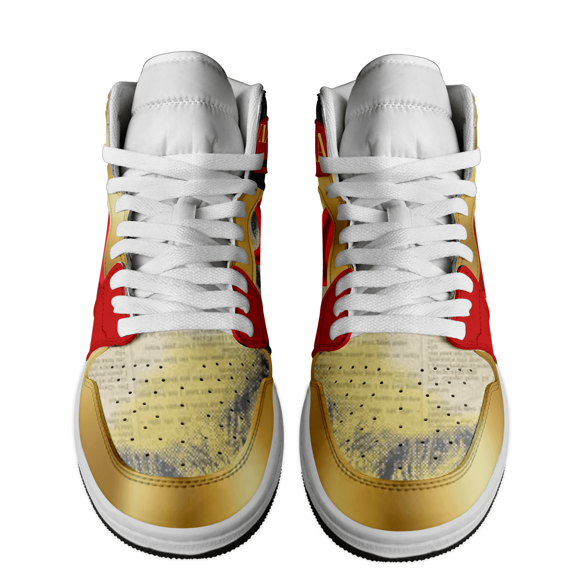 Ideafootwear Madonna AJ1 High Sneakers Shoes For Men And Women 7