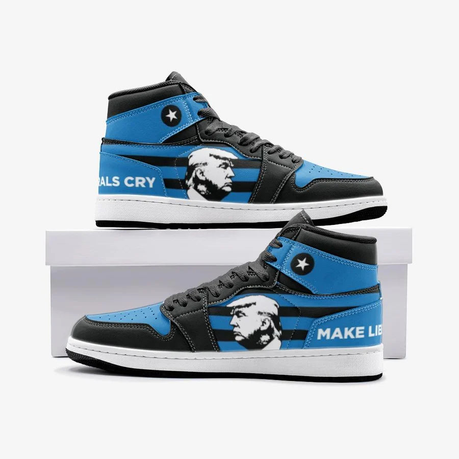 Ideafootwear Make Liberals Cry AJ1 High Sneakers Shoes For Men And Women 1