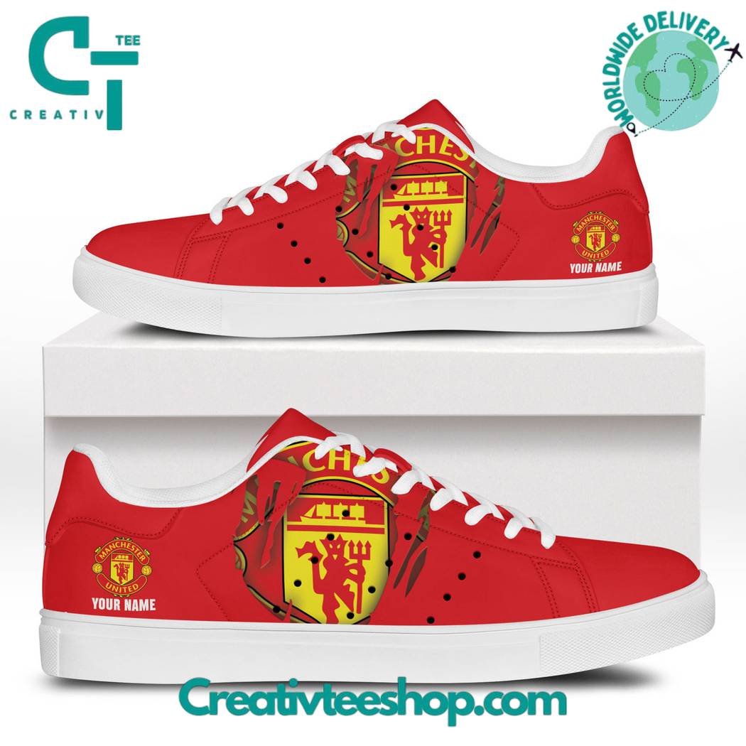 Ideafootwear Manchester United  Skate Stan Shoes Sneakes For Men And Women 1
