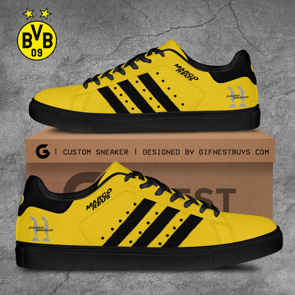 Ideafootwear Marco Reus x Borussia Dortmund Skate Stan Shoes Sneakes For Men And Women 1
