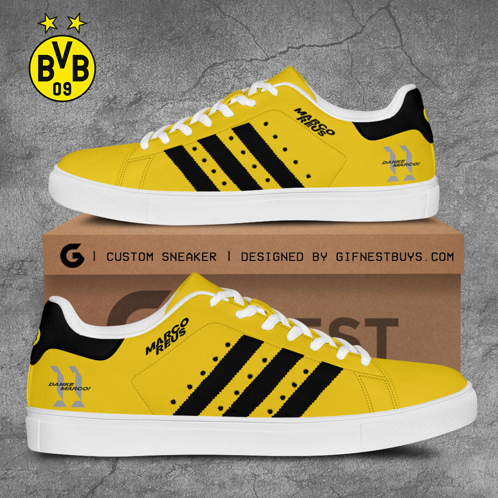 Ideafootwear Marco Reus x Borussia Dortmund Skate Stan Shoes Sneakes For Men And Women 1