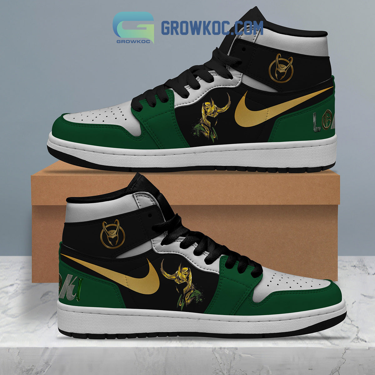 Ideafootwear Marvel AJ1 High Sneakers Shoes For Men And Women 1
