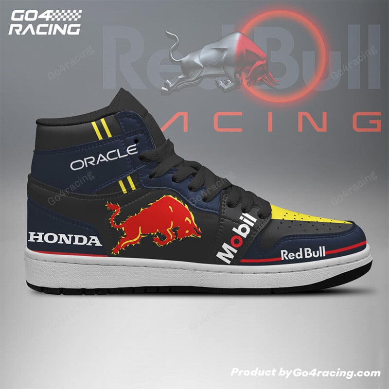 Ideafootwear Max Verstappen F1 AJ1 High Sneakers Shoes For Men And Women 1