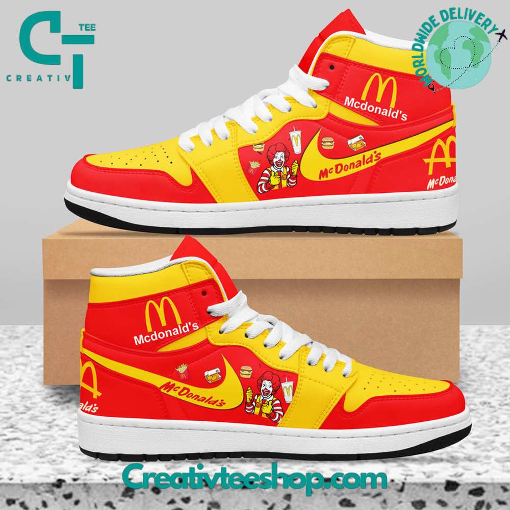Ideafootwear Mc Donald AJ1 High Sneakers Shoes For Men And Women 1