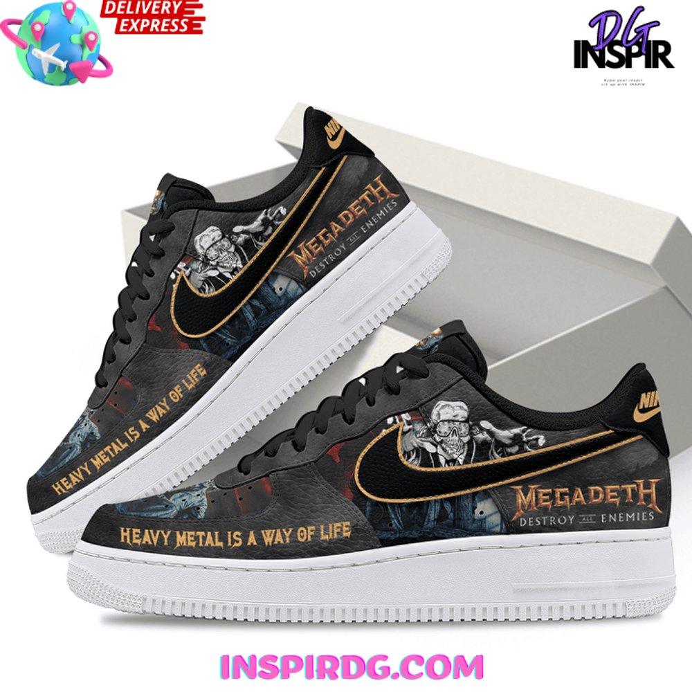 Ideafootwear Megadeth Air Low-Top Sneakers Shoes For Men And Women 5