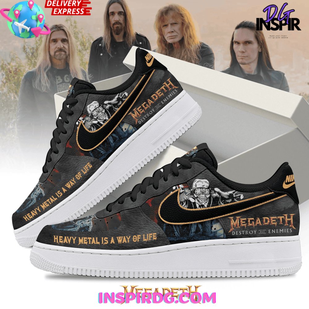 Ideafootwear Megadeth Air Low-Top Sneakers Shoes For Men And Women 5