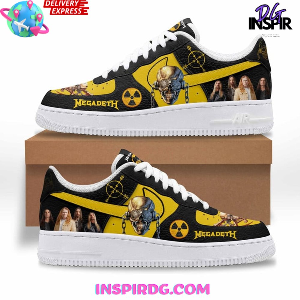 Ideafootwear Megadeth Air Low-Top Sneakers Shoes For Men And Women 4