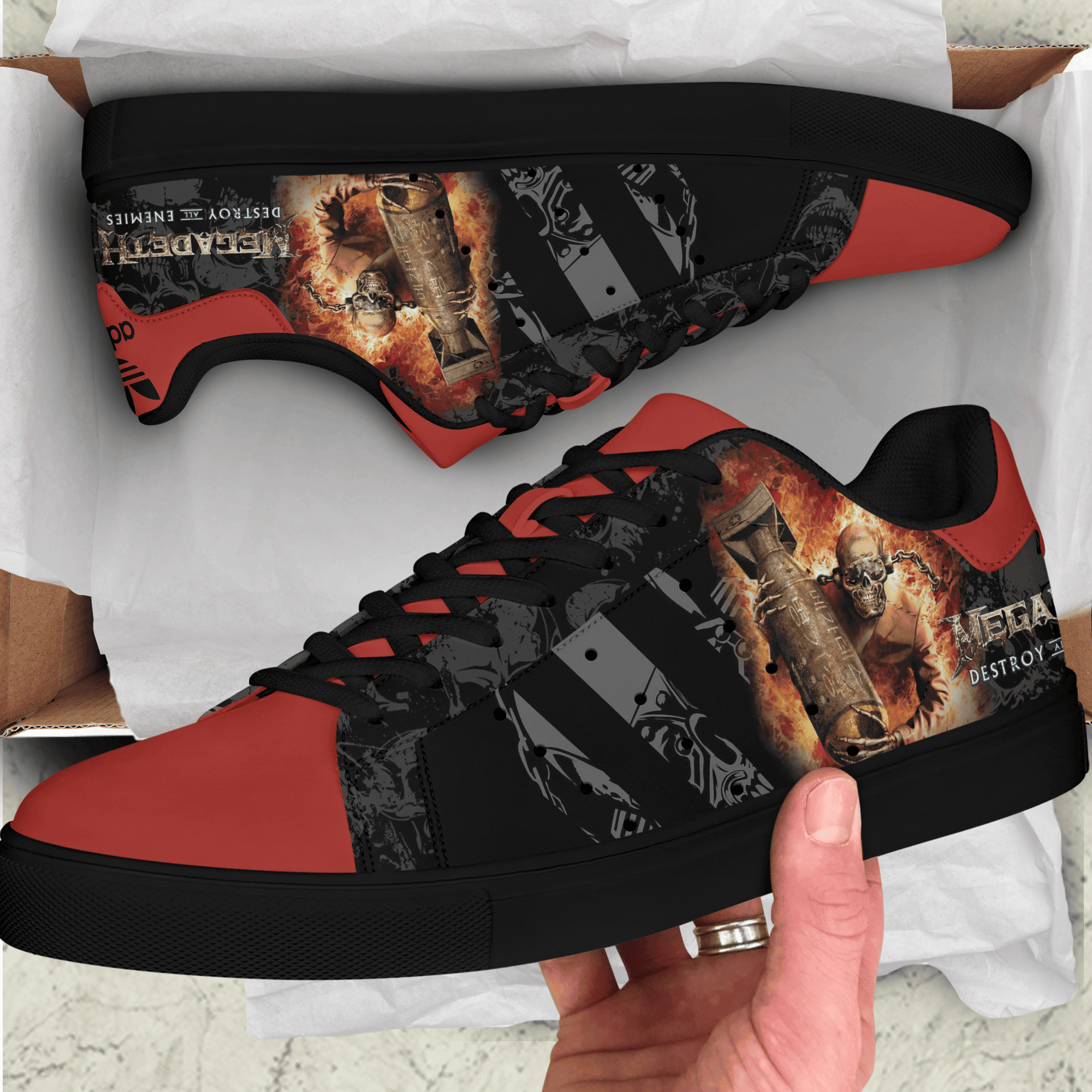 Ideafootwear Megadeth Skate Stan Shoes Sneakes For Men And Women  1