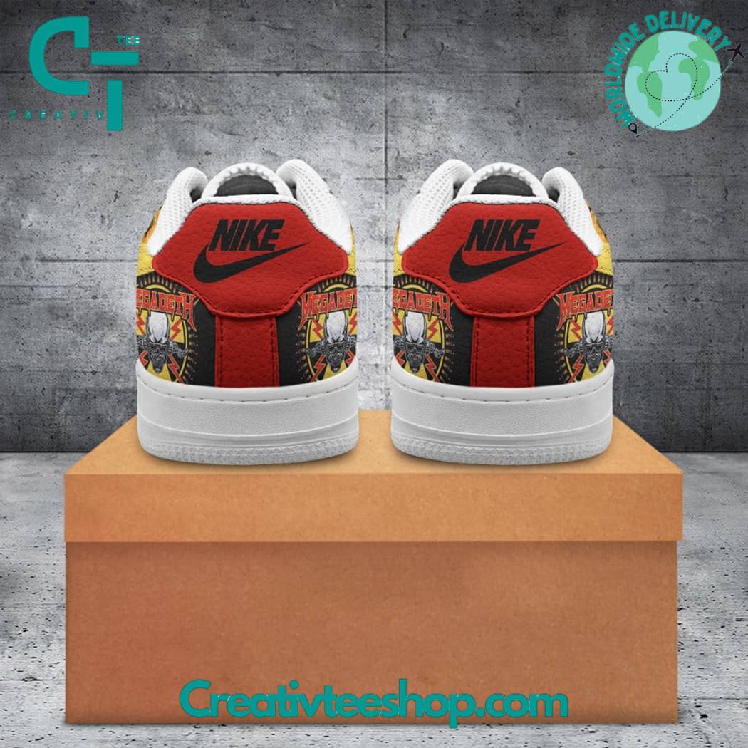 Ideafootwear Megadeth Thrash  Air Low-Top Sneakers Shoes For Men And Women 1