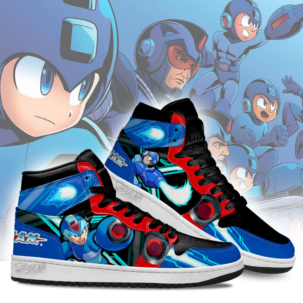 Ideafootwear Megaman Gameboy AJ1 High Sneakers Shoes For Men And Women 1