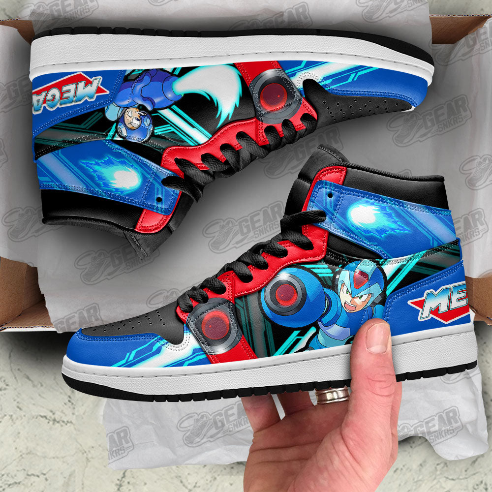 Ideafootwear Megaman Gameboy AJ1 High Sneakers Shoes For Men And Women 1