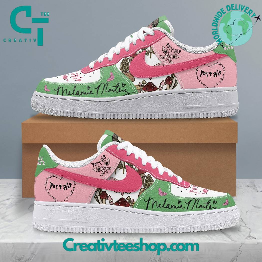 Ideafootwear Melanie Martinez Portals Green Pink  Air Low-Top Sneakers Shoes For Men And Women 1