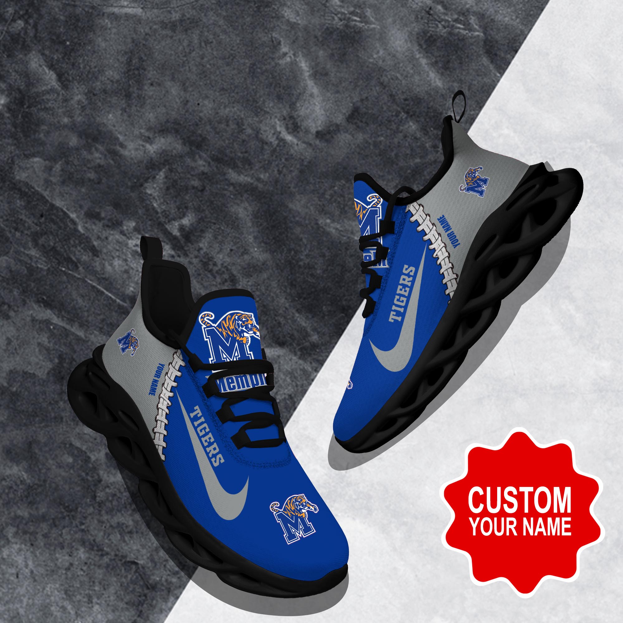 Ideafootwear Memphis Tigers Max Soul Shoes Sneakers For Men And Women 1