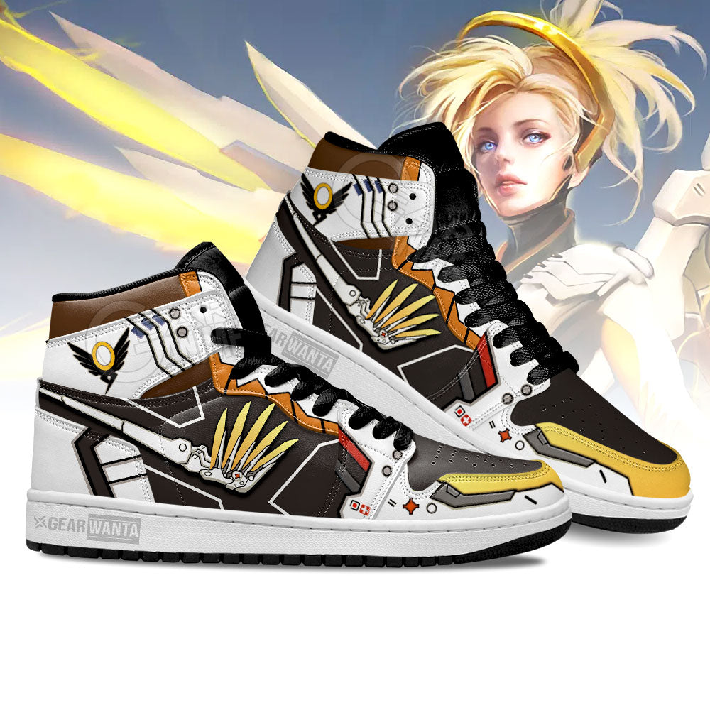 Ideafootwear Mercy Overwatch AJ1 High Sneakers Shoes For Men And Women 1