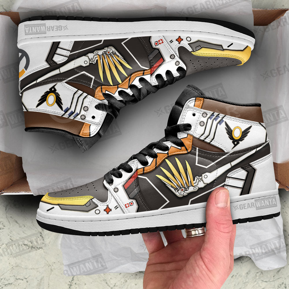 Ideafootwear Mercy Overwatch AJ1 High Sneakers Shoes For Men And Women 1