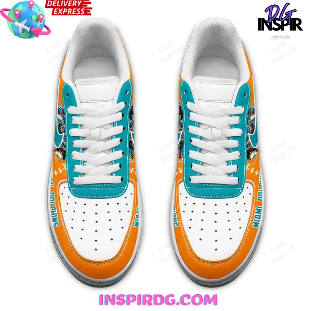 Ideafootwear Miami Dolphins Air Low-Top Sneakers Shoes For Men And Women 8