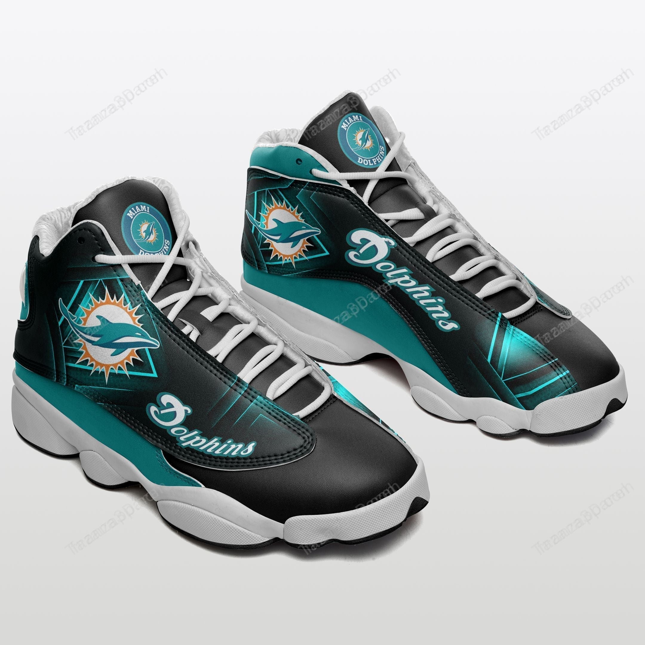 Ideafootwear Miami Dolphins AJ13 Sneakers Shoes For Men And Women 64