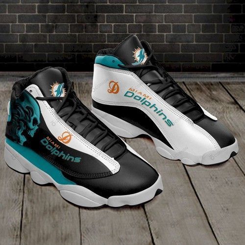 Ideafootwear Miami Dolphins AJ13 Sneakers Shoes For Men And Women 51