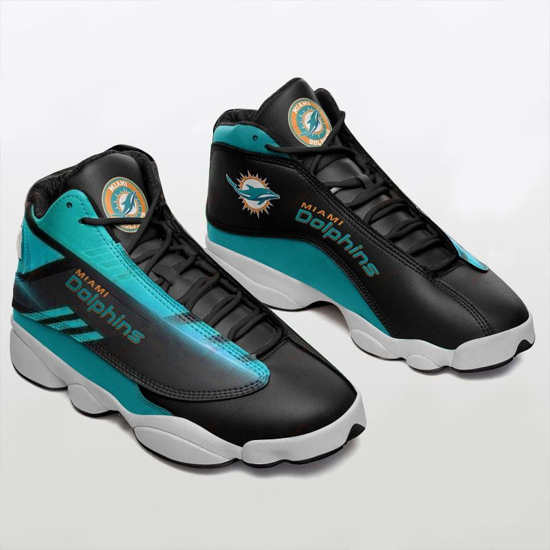 Ideafootwear Miami Dolphins AJ13 Sneakers Shoes For Men And Women 30