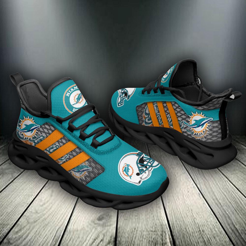 Ideafootwear Miami Dolphins Max Soul Shoes Sneakers For Men And Women 1