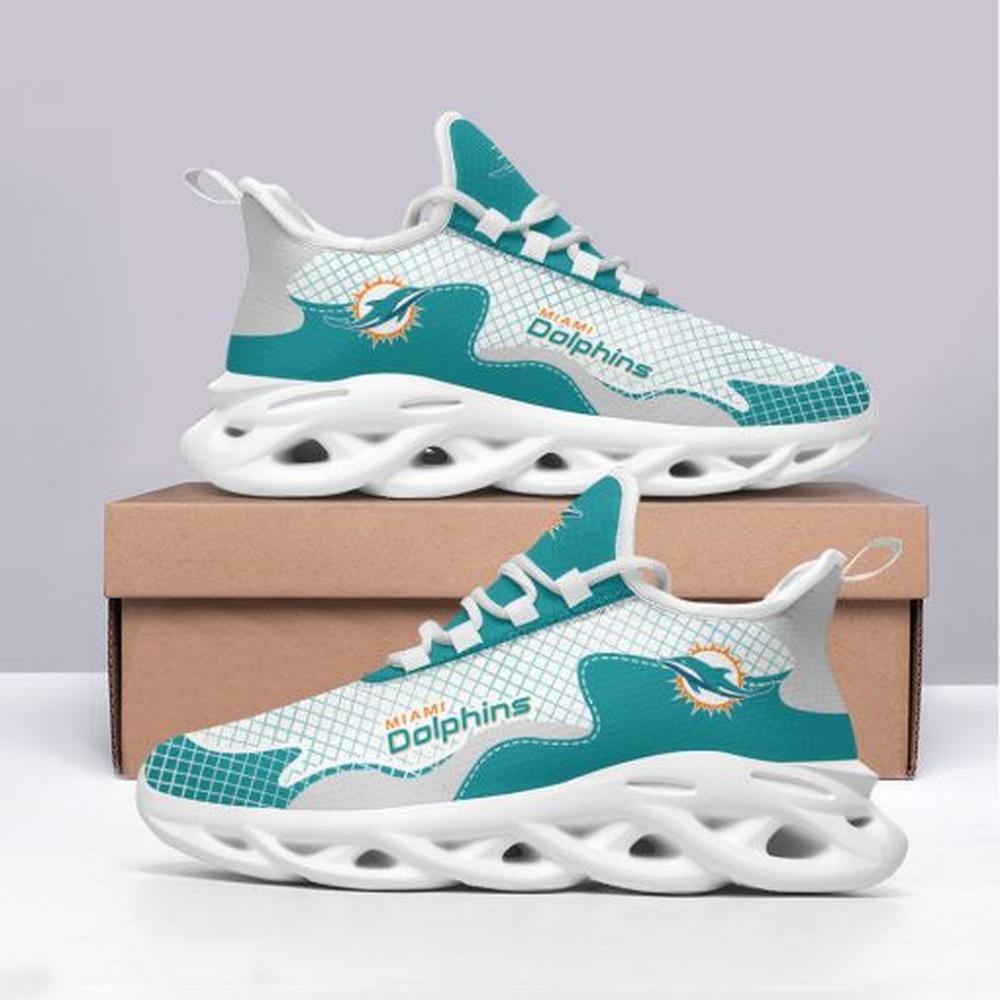 Ideafootwear Miami Dolphins Max Soul Shoes Sneakers For Men And Women 2
