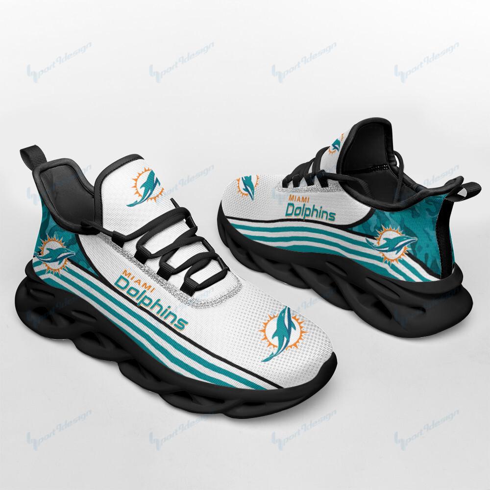 Ideafootwear Miami Dolphins Max Soul Shoes Sneakers For Men And Women 13