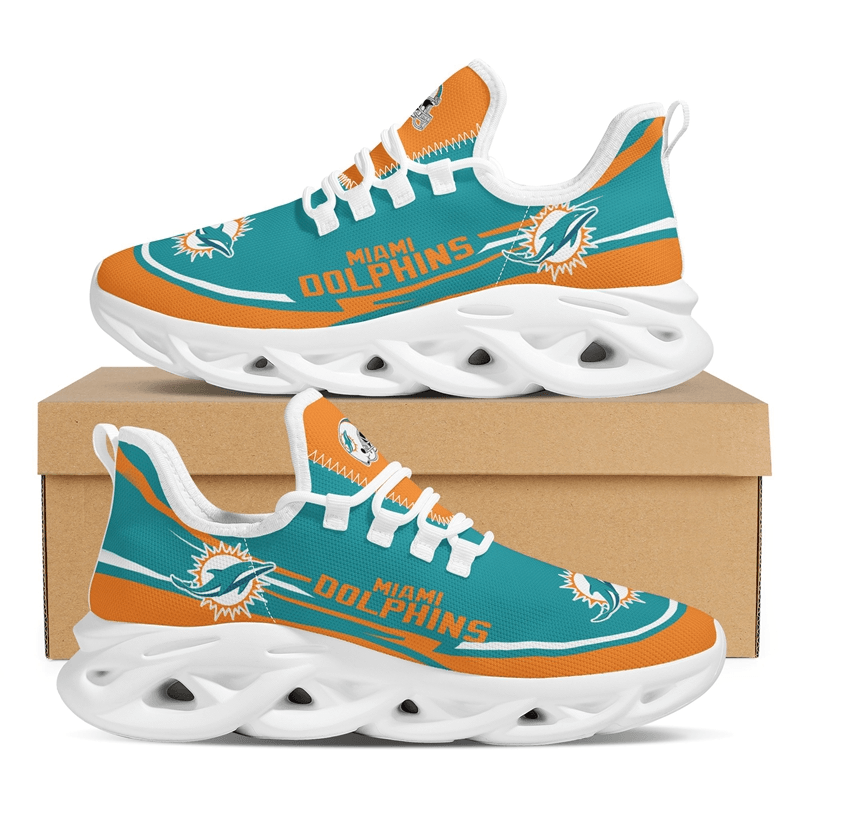 Ideafootwear Miami Dolphins Max Soul Shoes Sneakers For Men And Women 16