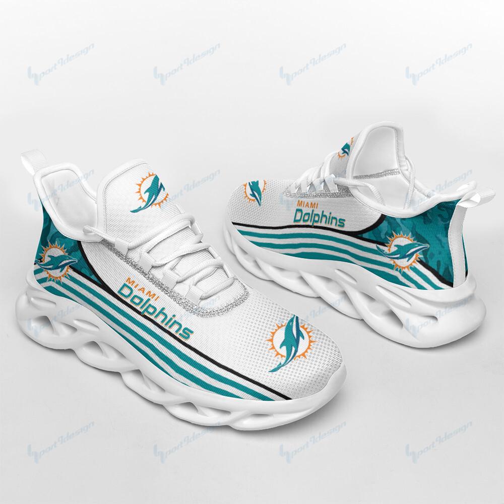 Ideafootwear Miami Dolphins Max Soul Shoes Sneakers For Men And Women 13