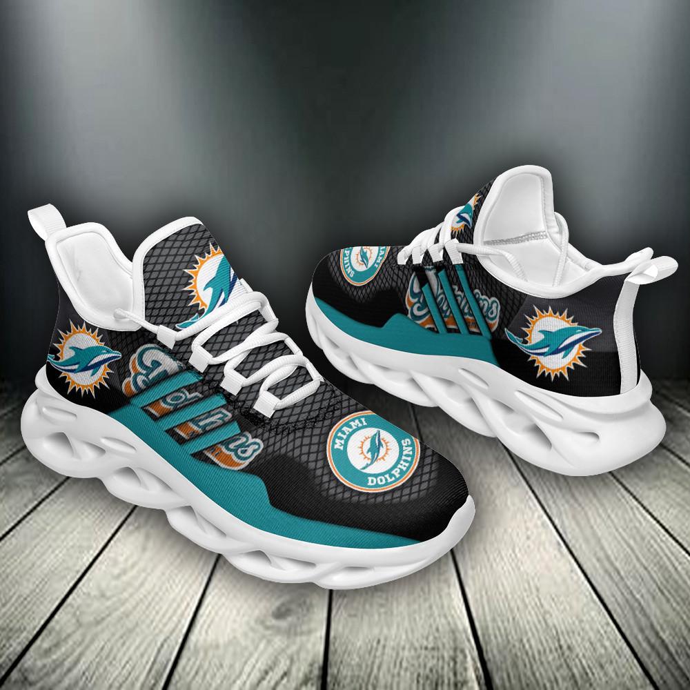 Ideafootwear Miami Dolphins Max Soul Shoes Sneakers For Men And Women 5