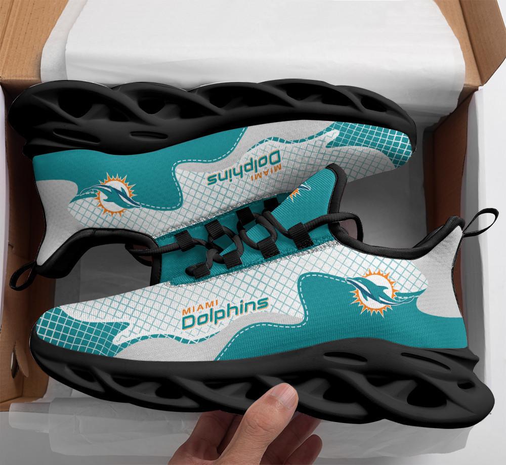 Ideafootwear Miami Dolphins Max Soul Shoes Sneakers For Men And Women 2