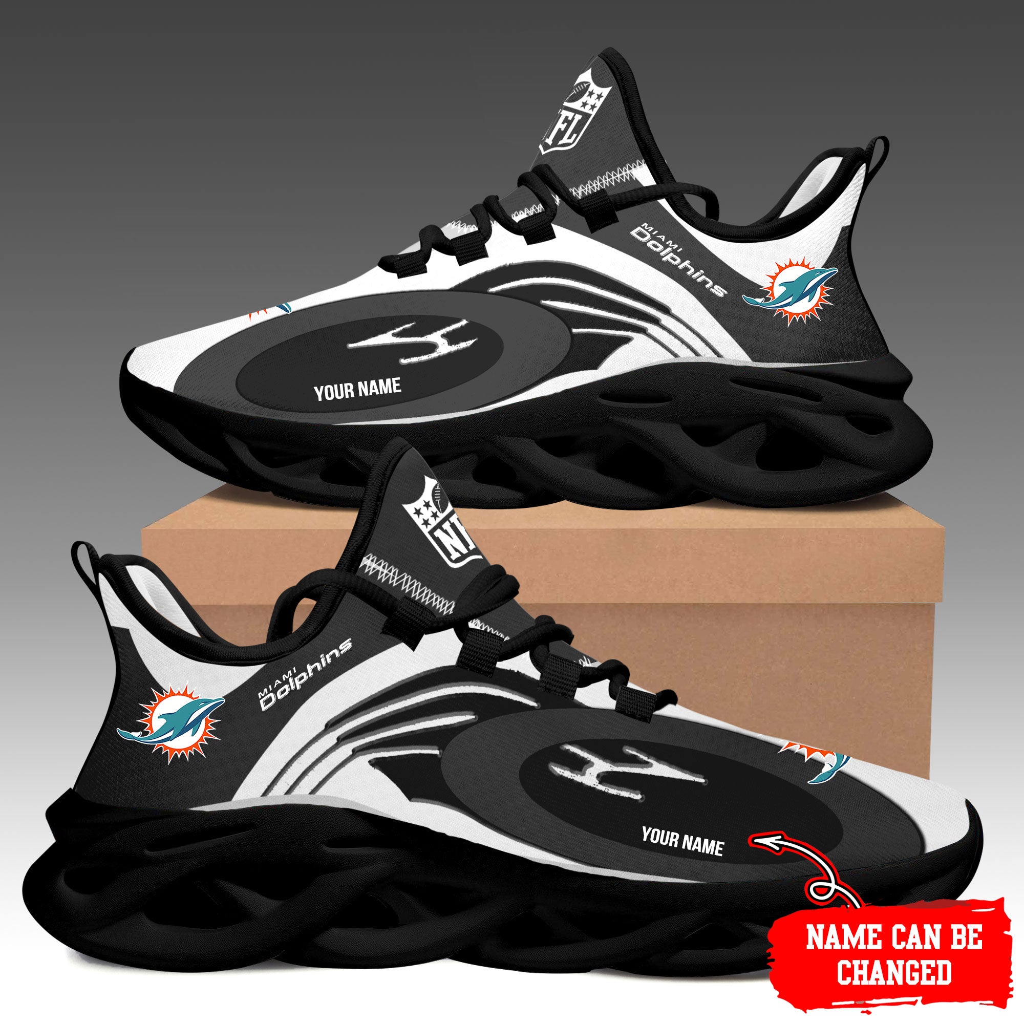 Ideafootwear Miami Dolphins Max Soul Shoes Sneakers For Men And Women 21