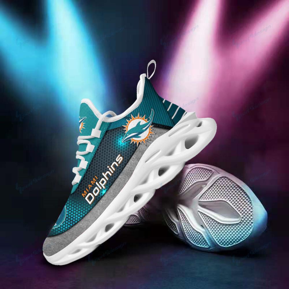 Ideafootwear Miami Dolphins Max Soul Shoes Sneakers For Men And Women 12