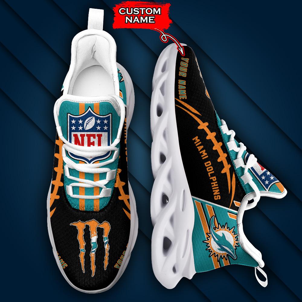 Ideafootwear Miami Dolphins Max Soul Shoes Sneakers For Men And Women 30
