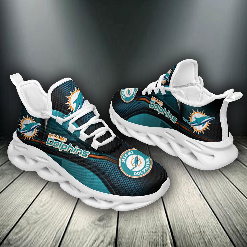 Ideafootwear Miami Dolphins Max Soul Shoes Sneakers For Men And Women 3