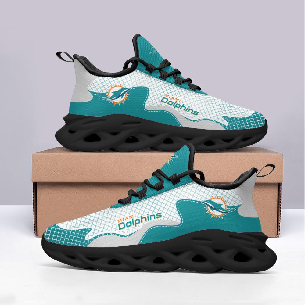 Ideafootwear Miami Dolphins Max Soul Shoes Sneakers For Men And Women 2