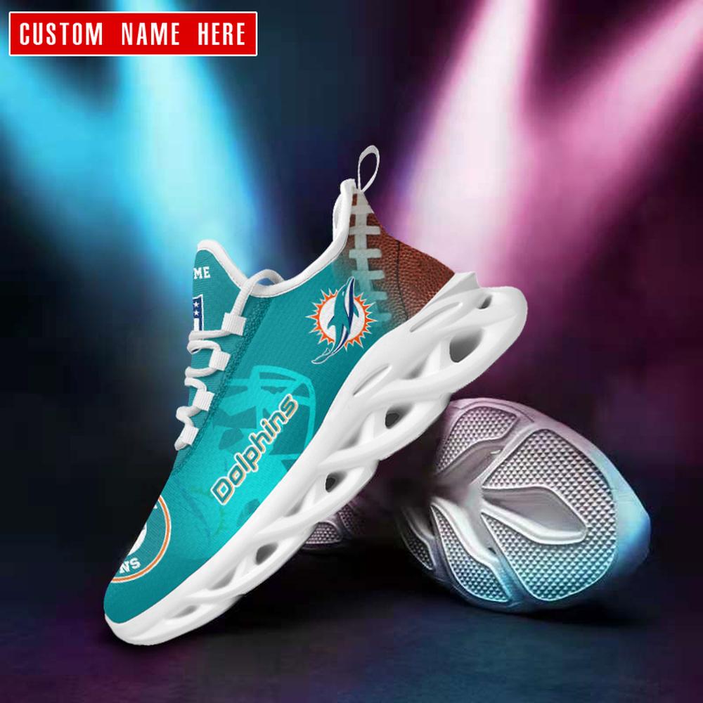 Ideafootwear Miami Dolphins Max Soul Shoes Sneakers For Men And Women 29