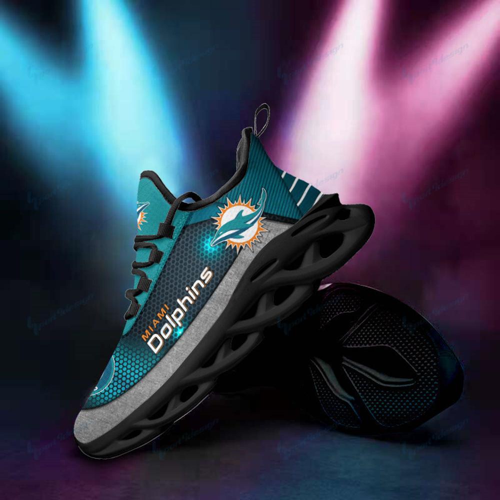 Ideafootwear Miami Dolphins Max Soul Shoes Sneakers For Men And Women 12