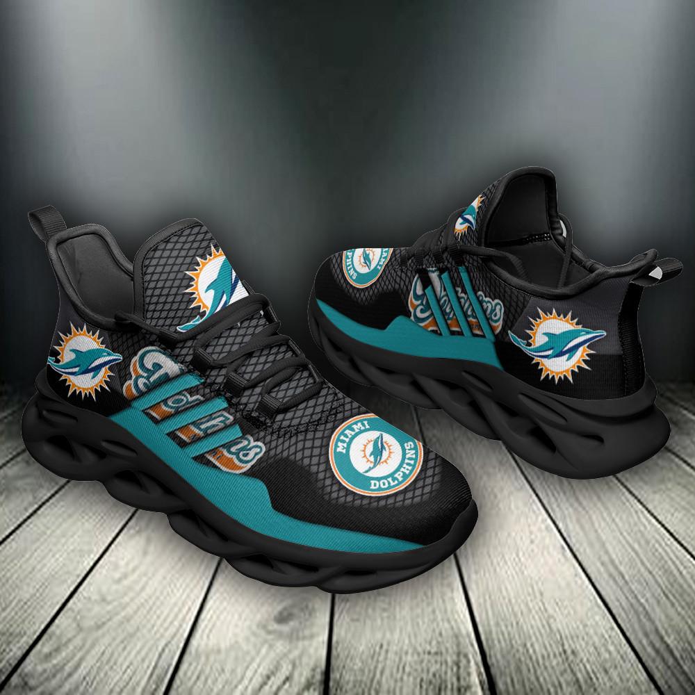 Ideafootwear Miami Dolphins Max Soul Shoes Sneakers For Men And Women 5