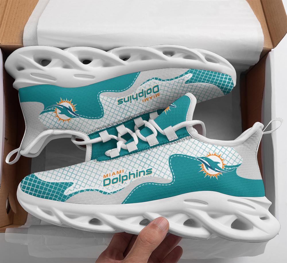 Ideafootwear Miami Dolphins Max Soul Shoes Sneakers For Men And Women 2
