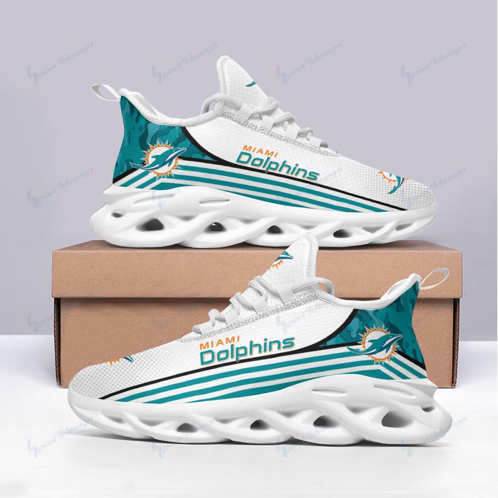 Ideafootwear Miami Dolphins Max Soul Shoes Sneakers For Men And Women 13