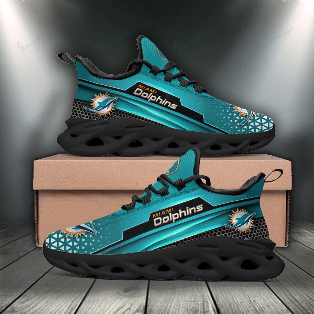 Ideafootwear Miami Dolphins Max Soul Shoes Sneakers For Men And Women 14